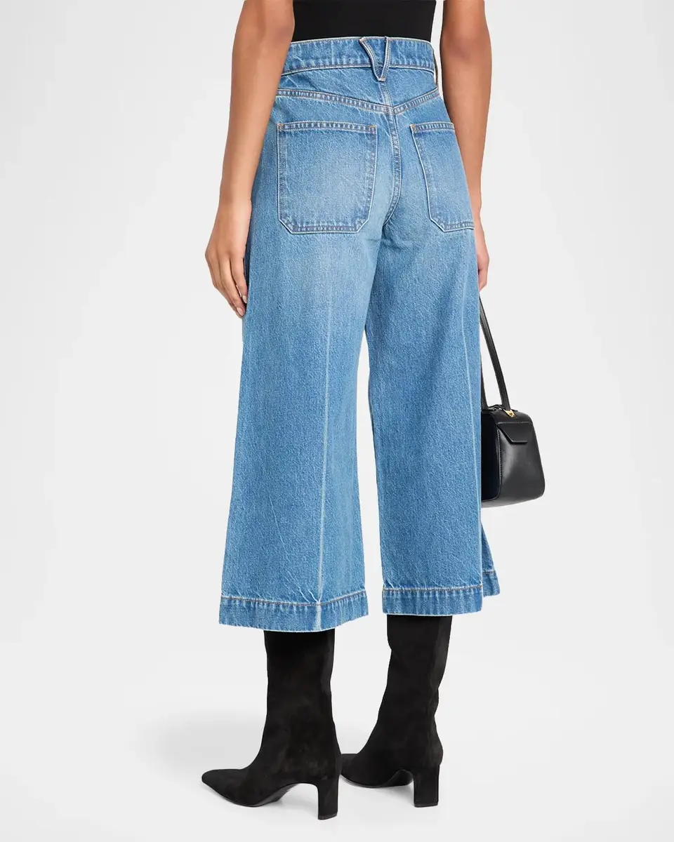Veronica Beard Marlowe High-Rise Wide-Leg Culottes | Thumbnail 3 Veronica Beard Marlowe High-Rise Wide-Leg Culottes | Thumbnail 3