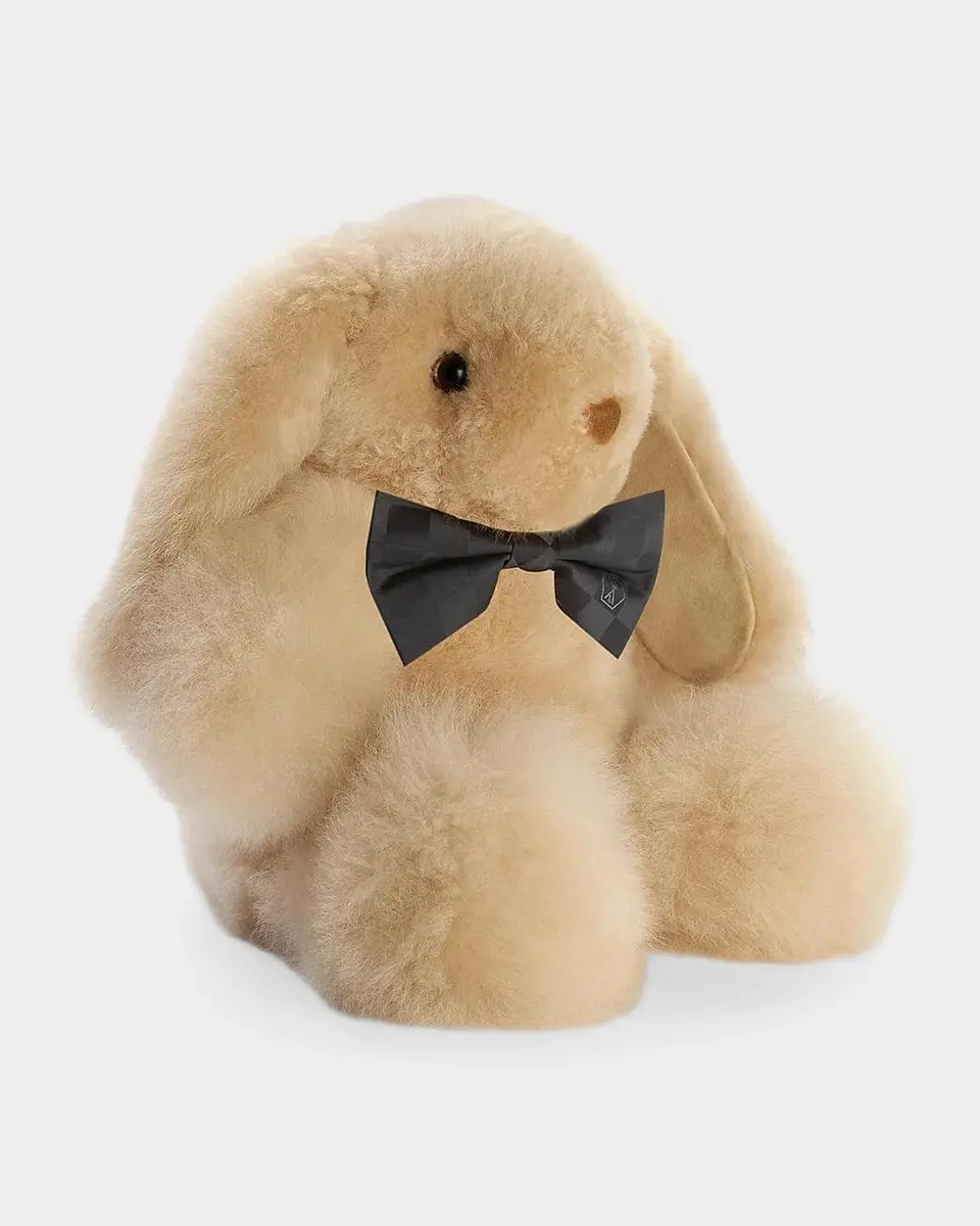 Weich Couture Alpaca Milo Alpaca Fur Stuffed Rabbit | Thumbnail 2 Weich Couture Alpaca Milo Alpaca Fur Stuffed Rabbit | Thumbnail 2