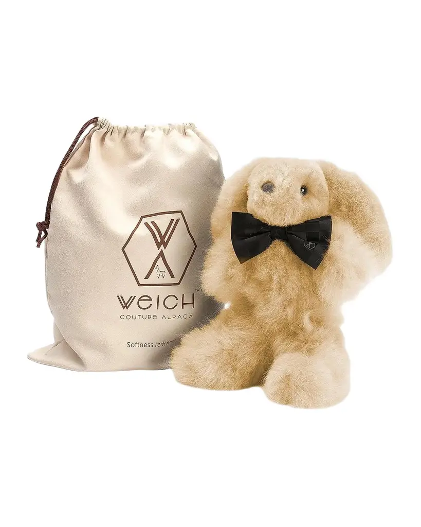 Weich Couture Alpaca Milo Alpaca Fur Stuffed Rabbit
