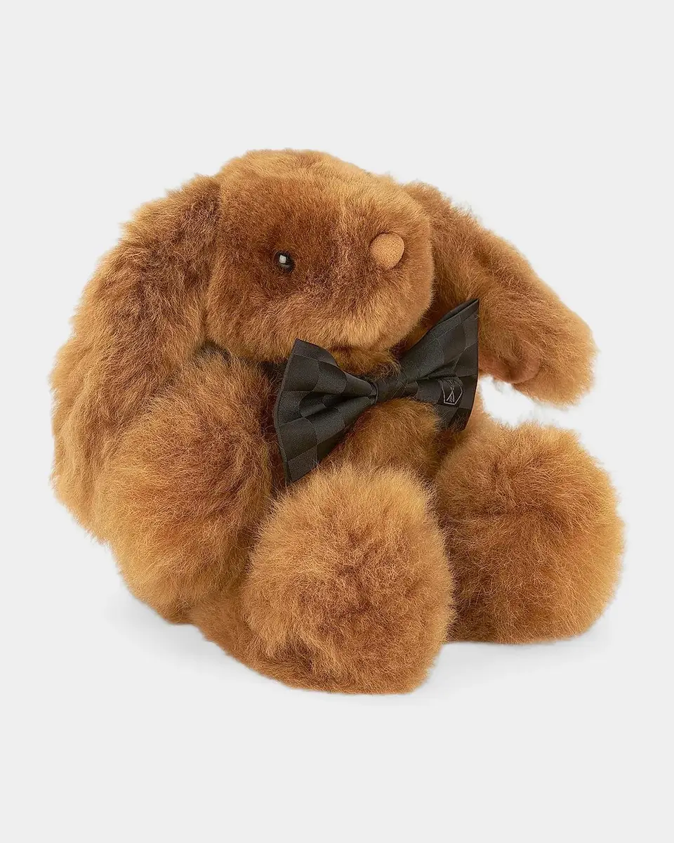 Weich Couture Alpaca Milo Alpaca Fur Stuffed Rabbit | Thumbnail 2 Weich Couture Alpaca Milo Alpaca Fur Stuffed Rabbit | Thumbnail 2