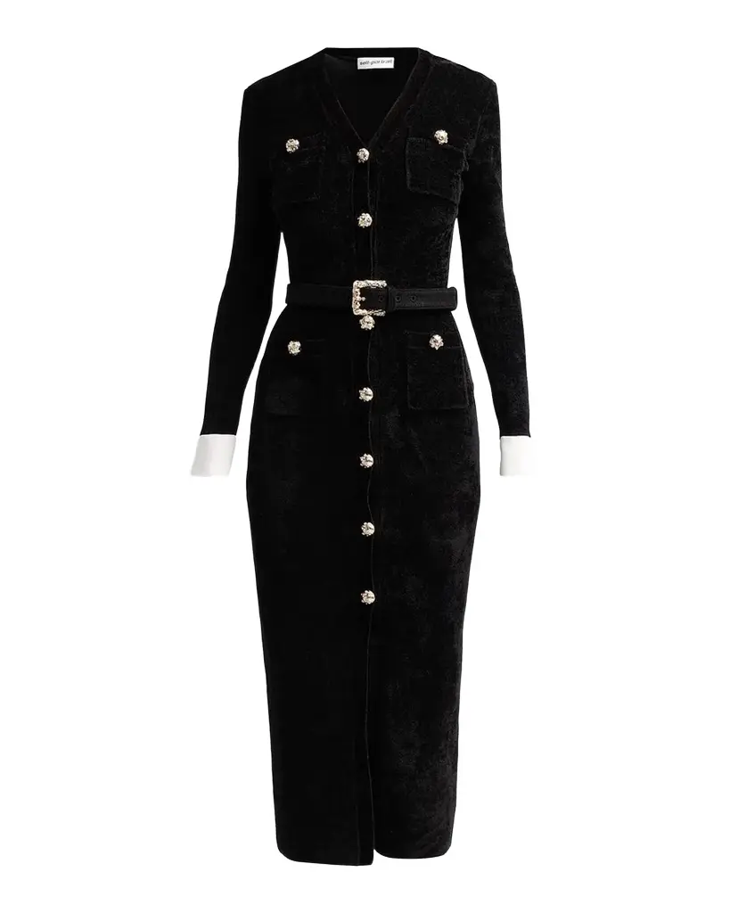 Chenille Knit Midi Dress Chenille Knit Midi Dress
