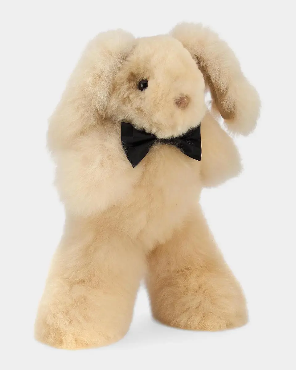 Weich Couture Alpaca Milo Alpaca Fur Stuffed Rabbit | Thumbnail 2