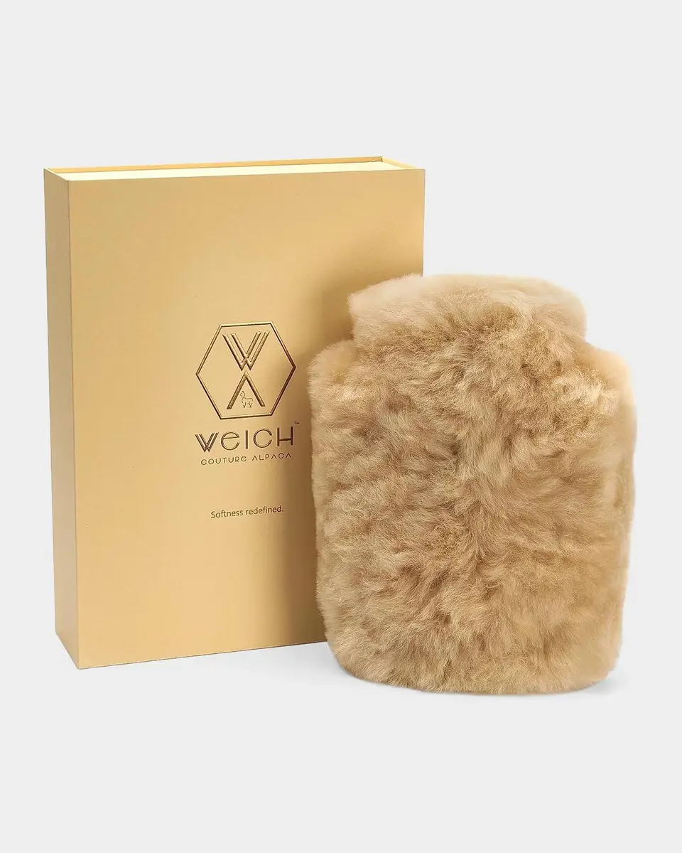 Weich Couture Alpaca Calmo Large Alpaca Fur Hot Water Bottle | Thumbnail 3 Weich Couture Alpaca Calmo Large Alpaca Fur Hot Water Bottle | Thumbnail 3