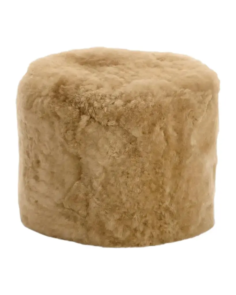 Weich Couture Alpaca Lio Alpaca Fur Pouf Ottoman