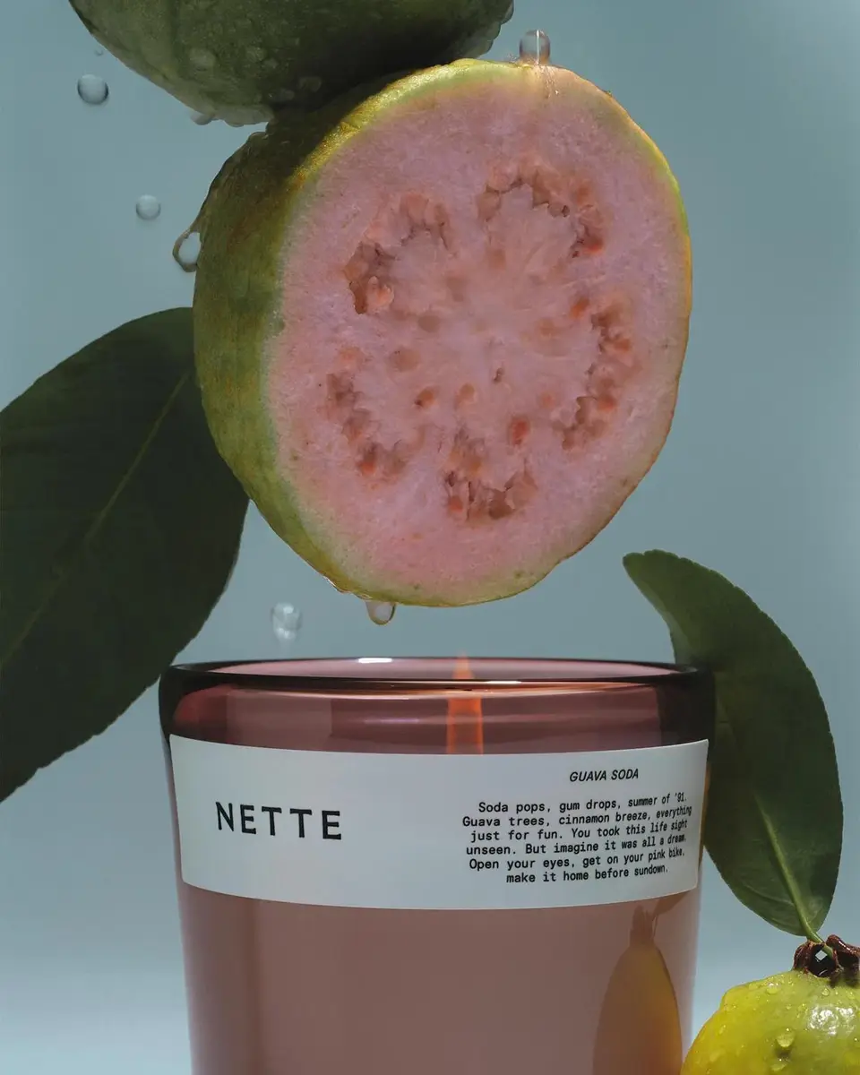 NETTE Guava Soda Scented Candle | Thumbnail 2 NETTE Guava Soda Scented Candle | Thumbnail 2