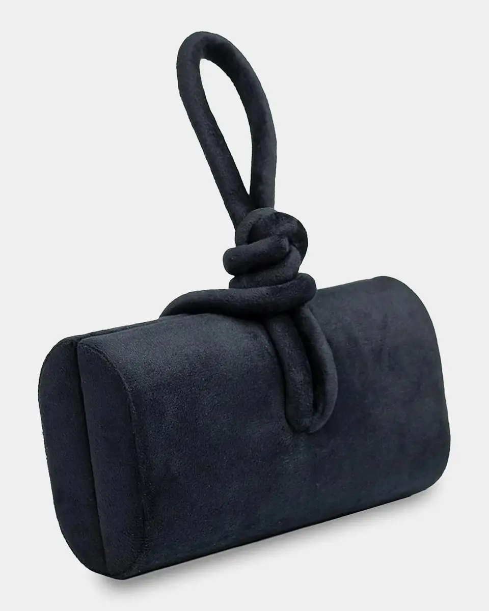 Ahikoza The Amina Velvet Top Handle Bag | Thumbnail 4 Ahikoza The Amina Velvet Top Handle Bag | Thumbnail 4