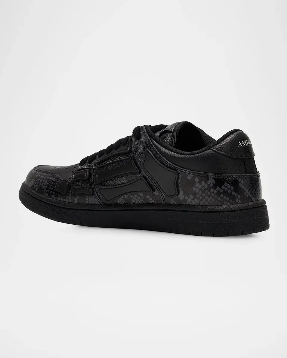 AMIRI Printed Python Skel Low-Top Sneakers | Thumbnail 4 AMIRI Printed Python Skel Low-Top Sneakers | Thumbnail 4