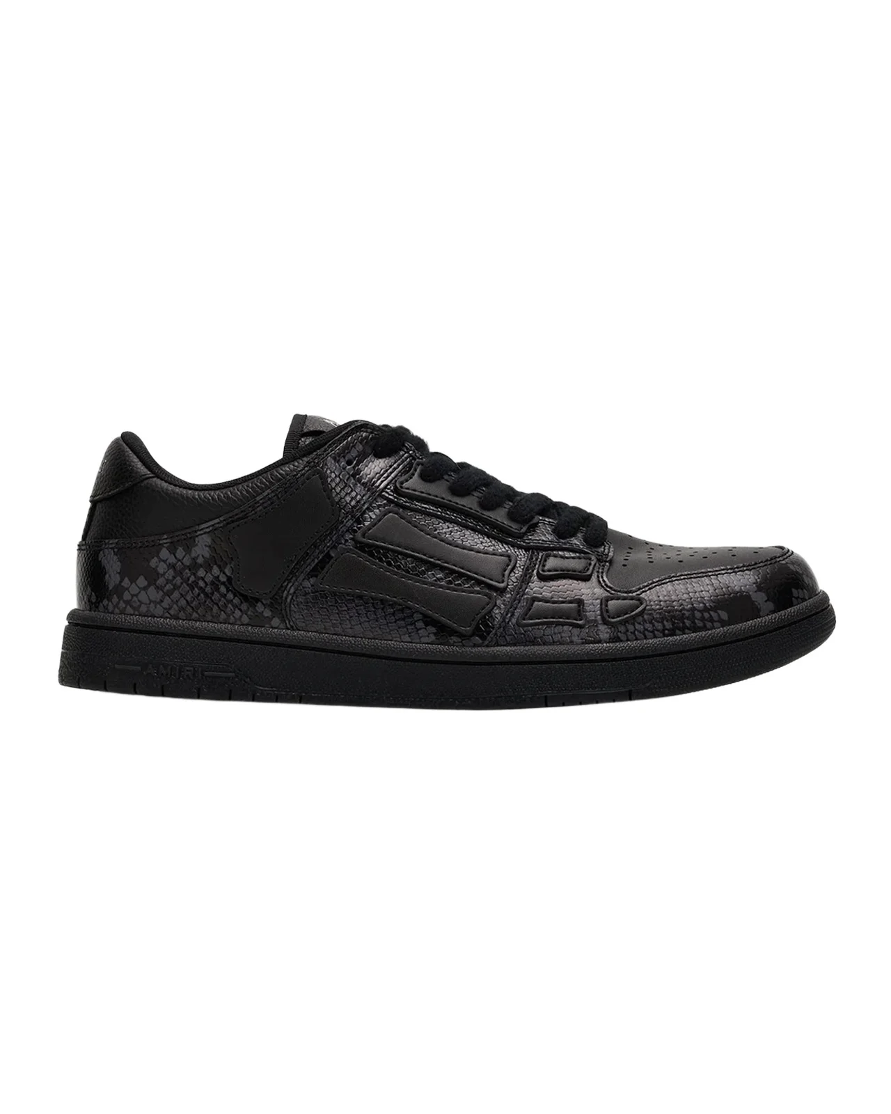 AMIRI Printed Python Skel Low-Top Sneakers