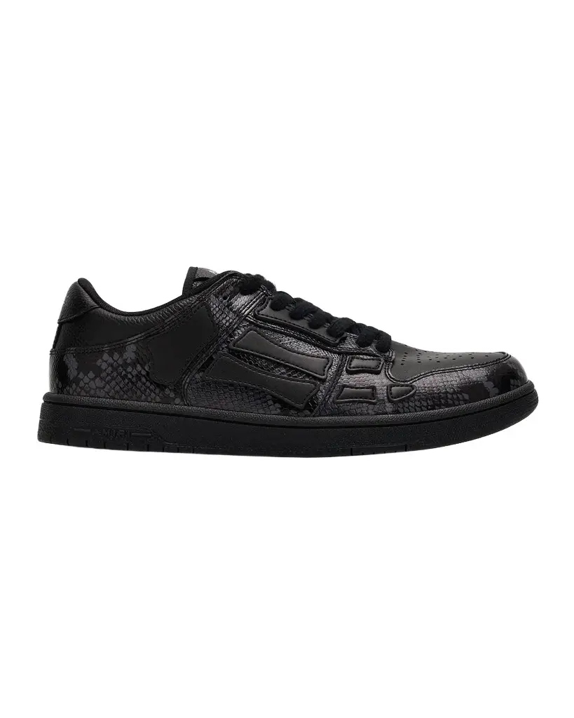 AMIRI Printed Python Skel Low-Top Sneakers