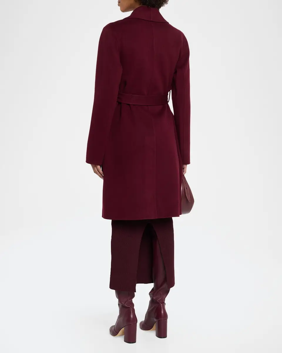 Sofia Cashmere Double-Face Belted Wrap Coat | Thumbnail 3 Sofia Cashmere Double-Face Belted Wrap Coat | Thumbnail 3