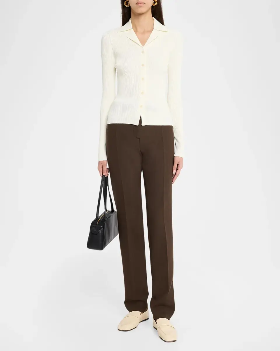 Theory Slim Rib-Knit Shirt | Thumbnail 2