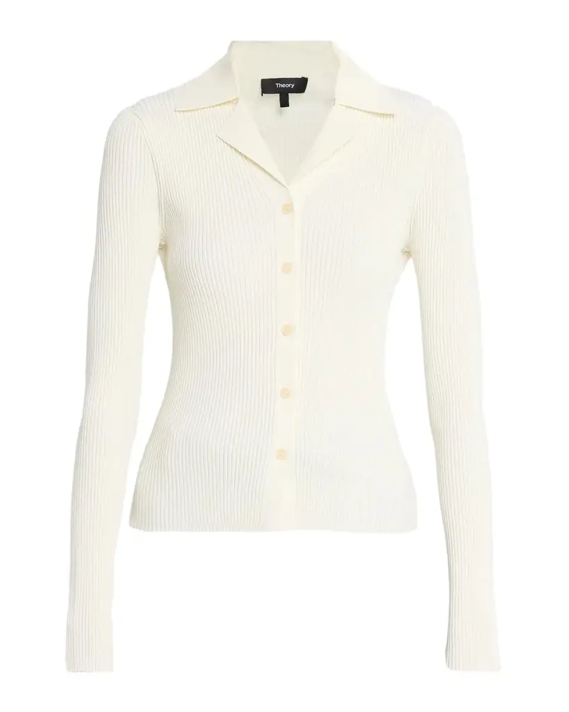 Slim Rib-Knit Shirt Slim Rib-Knit Shirt