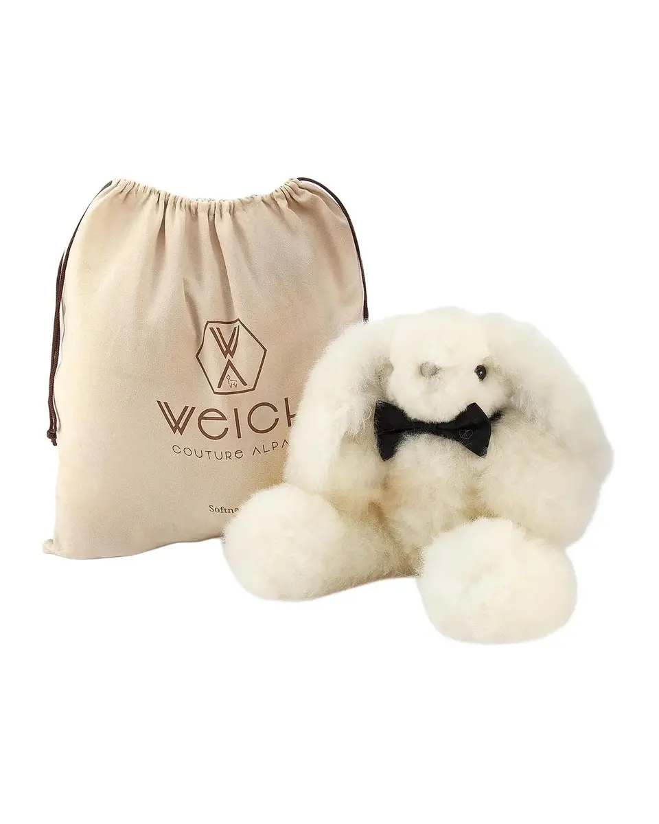 Weich Couture Alpaca Milo Alpaca Fur Stuffed Rabbit | Thumbnail 3 Weich Couture Alpaca Milo Alpaca Fur Stuffed Rabbit | Thumbnail 3