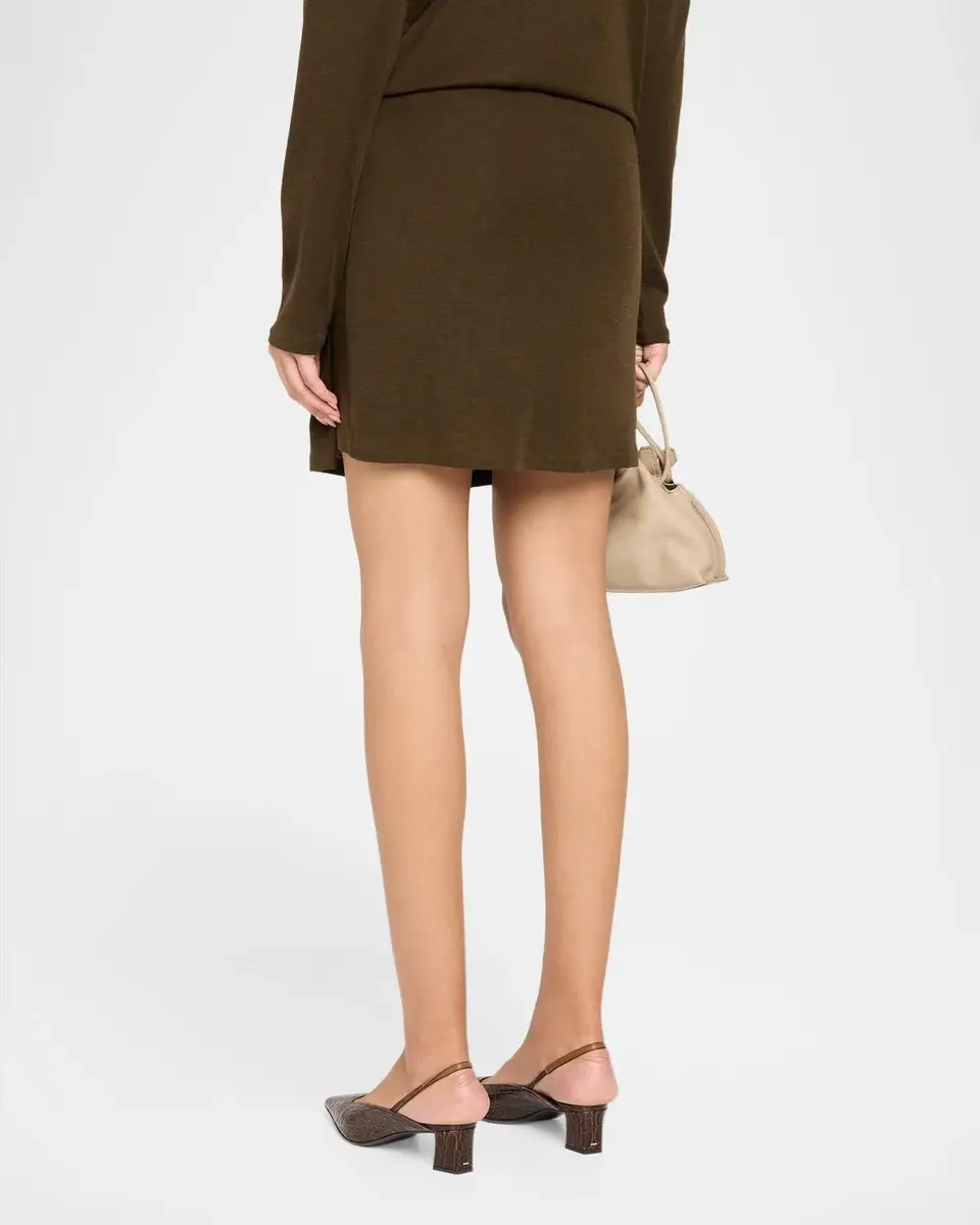 Vince Side-Drape Wool-Blend Mini Skirt | Thumbnail 3 Vince Side-Drape Wool-Blend Mini Skirt | Thumbnail 3