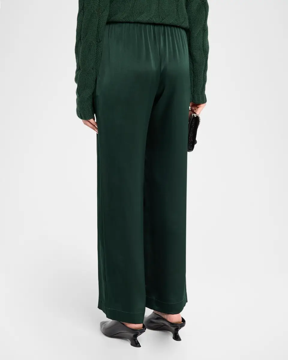 Sablyn Brynn Wide-Leg Silk Pants | Thumbnail 3