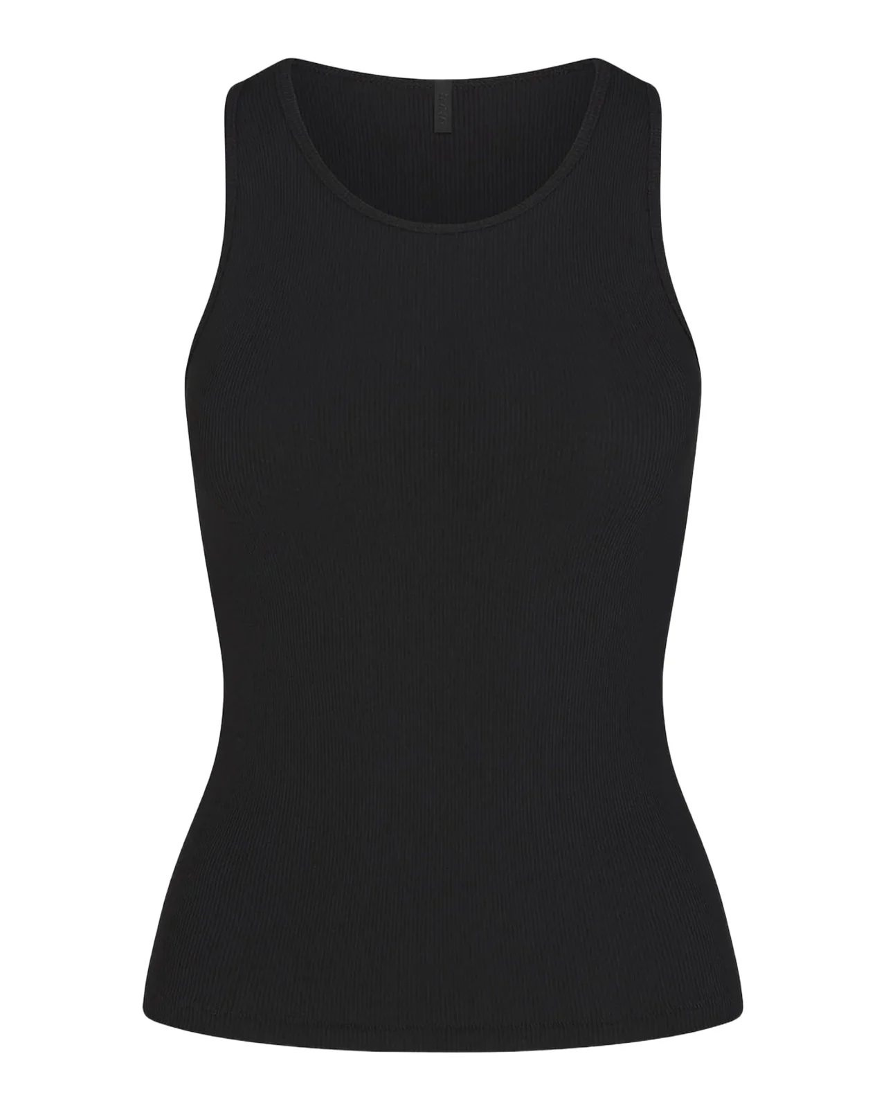 Skims Cotton Rib Scoop-Neck Tank Top