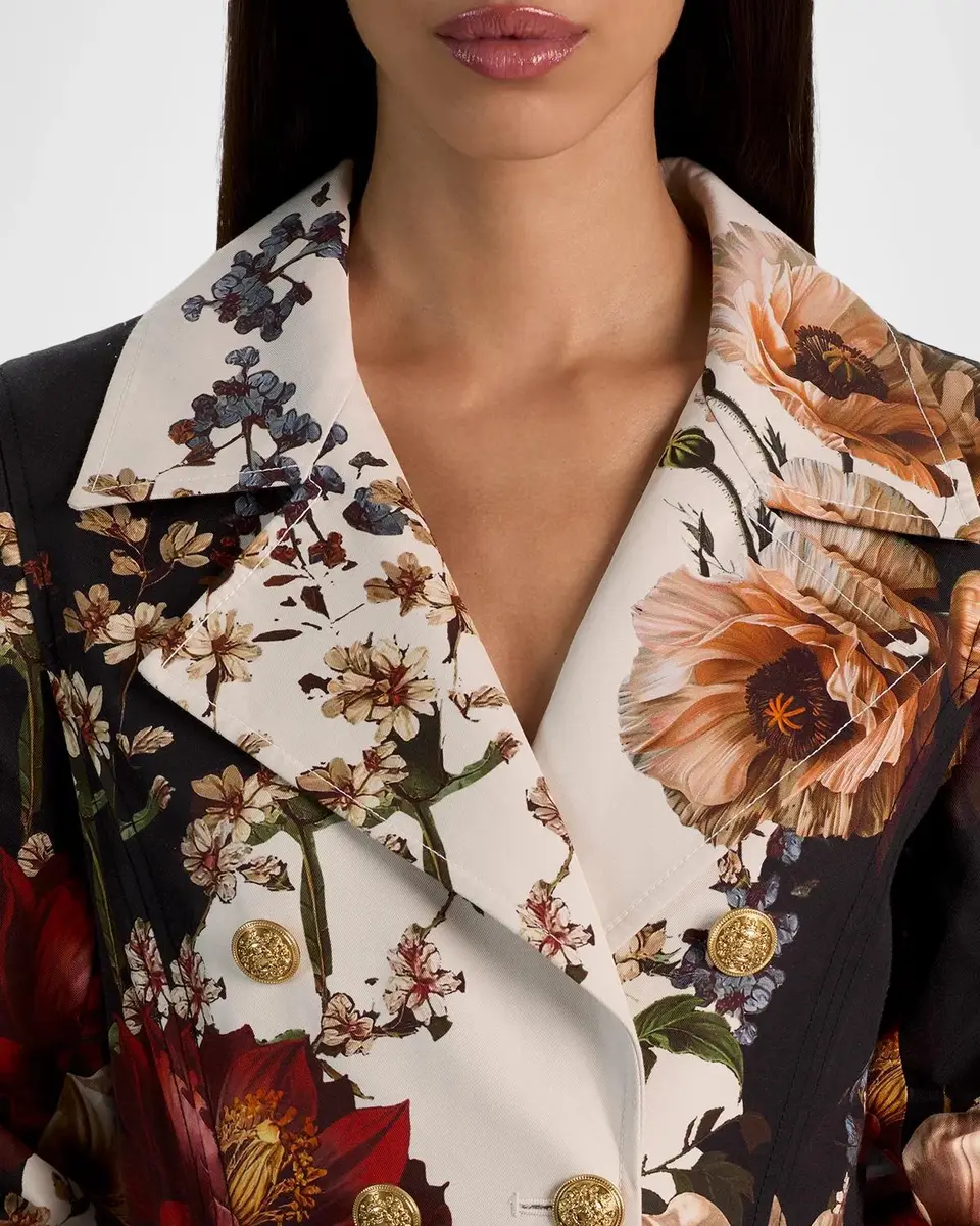 Alice + Olivia Ellie Belted Godet Trench Coat | Thumbnail 5