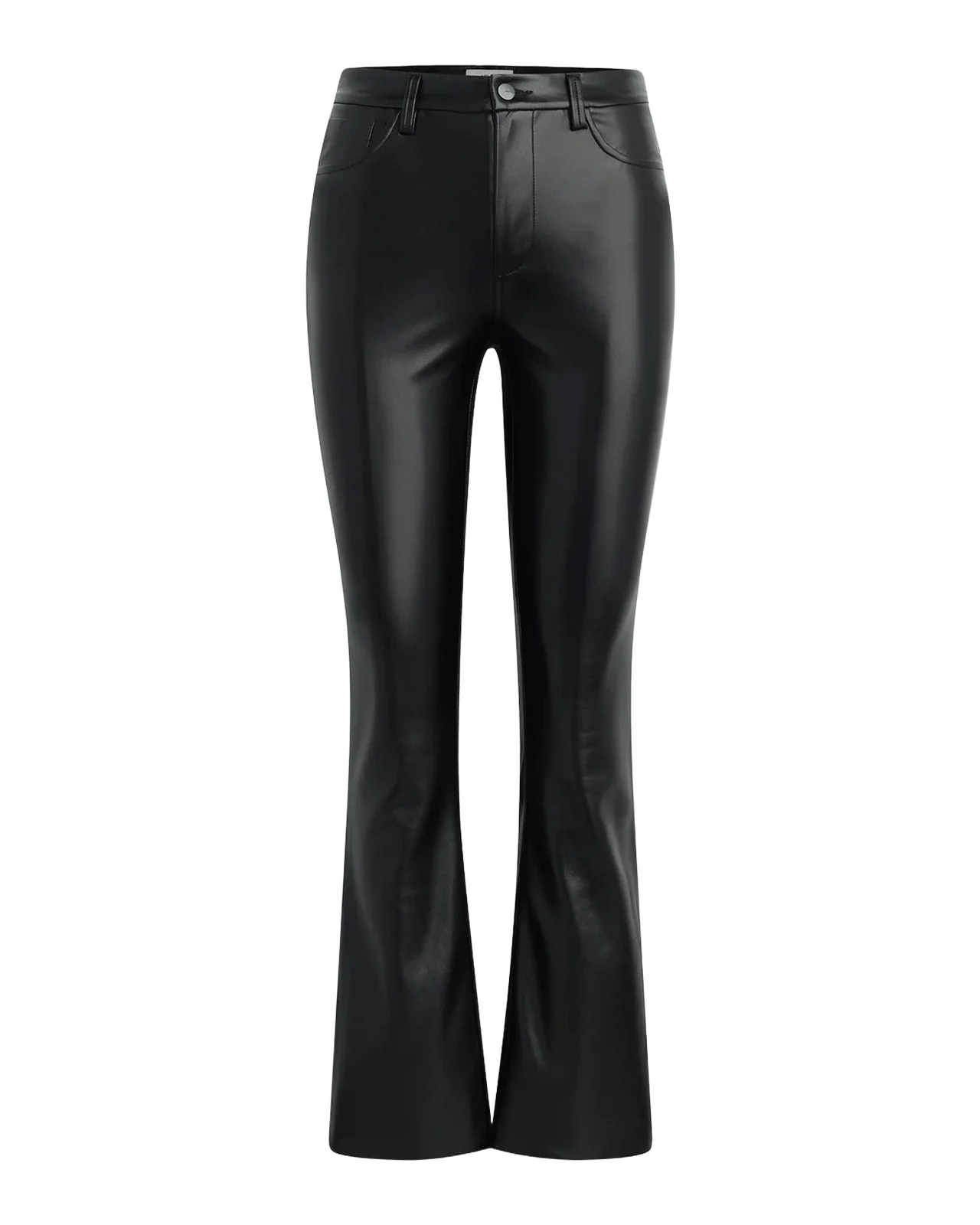 The Vegan Leather Flare Pants The Vegan Leather Flare Pants