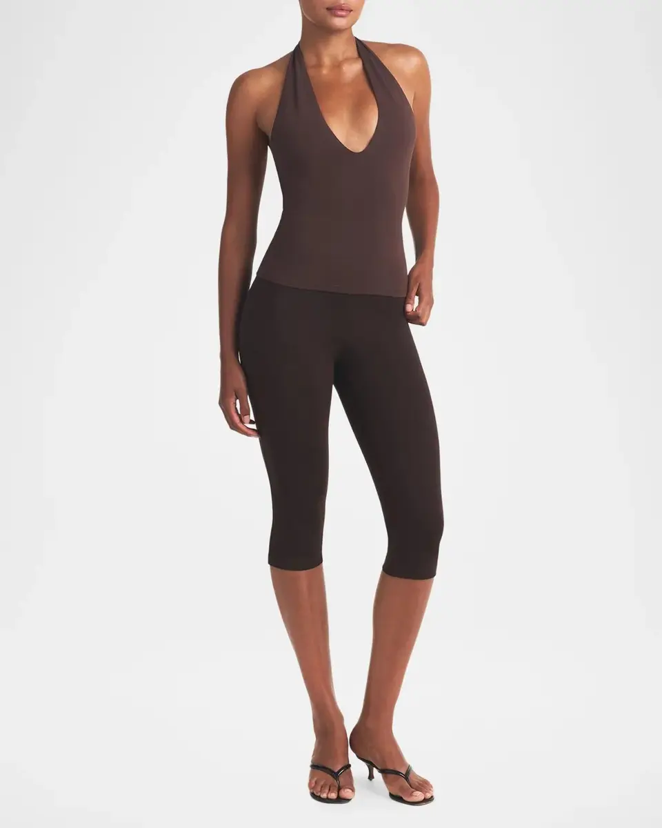 Skims Low-Back Plunging Halter Top | Thumbnail 2 Skims Low-Back Plunging Halter Top | Thumbnail 2