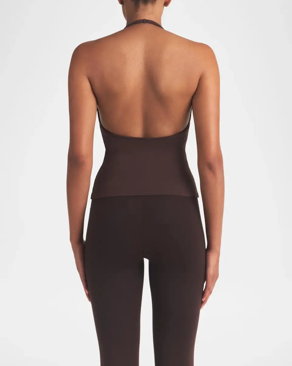 Skims Low-Back Plunging Halter Top | Thumbnail 3 Skims Low-Back Plunging Halter Top | Thumbnail 3
