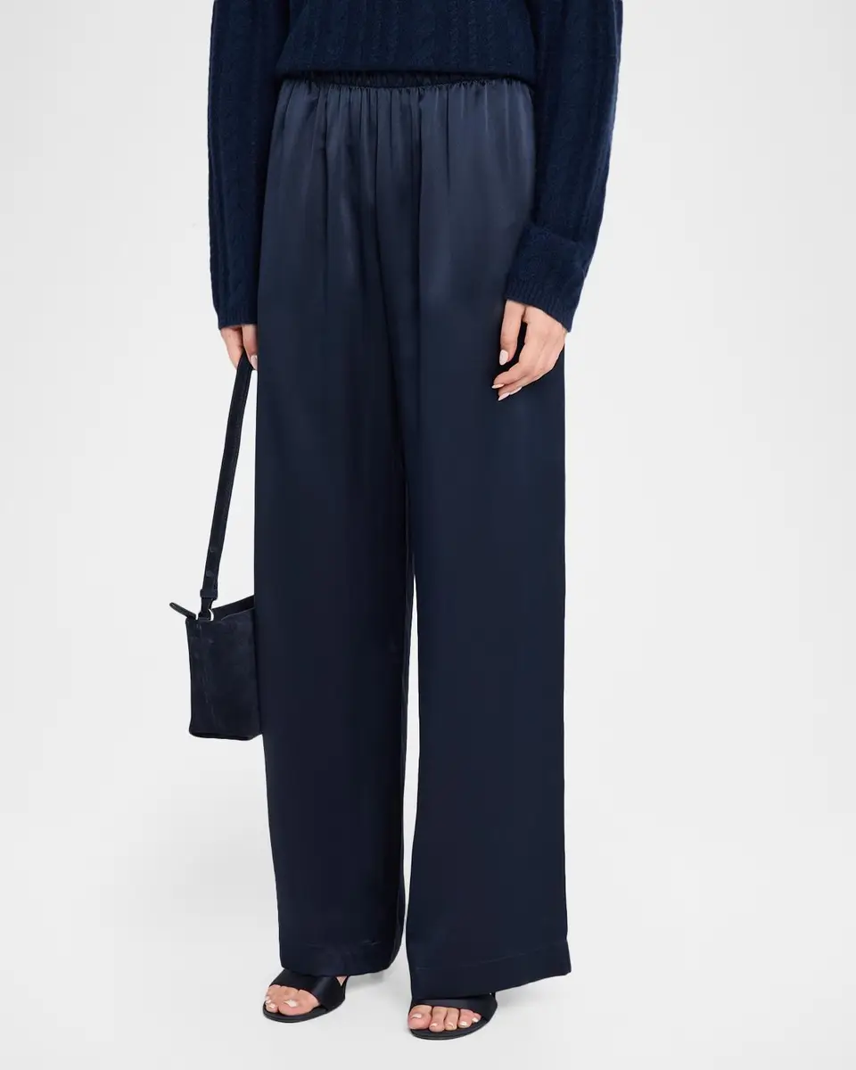 Sablyn Brynn Wide-Leg Silk Pants | Thumbnail 4 Sablyn Brynn Wide-Leg Silk Pants | Thumbnail 4