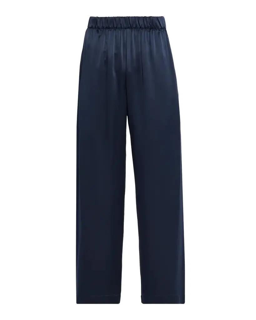 Brynn Wide-Leg Silk Pants