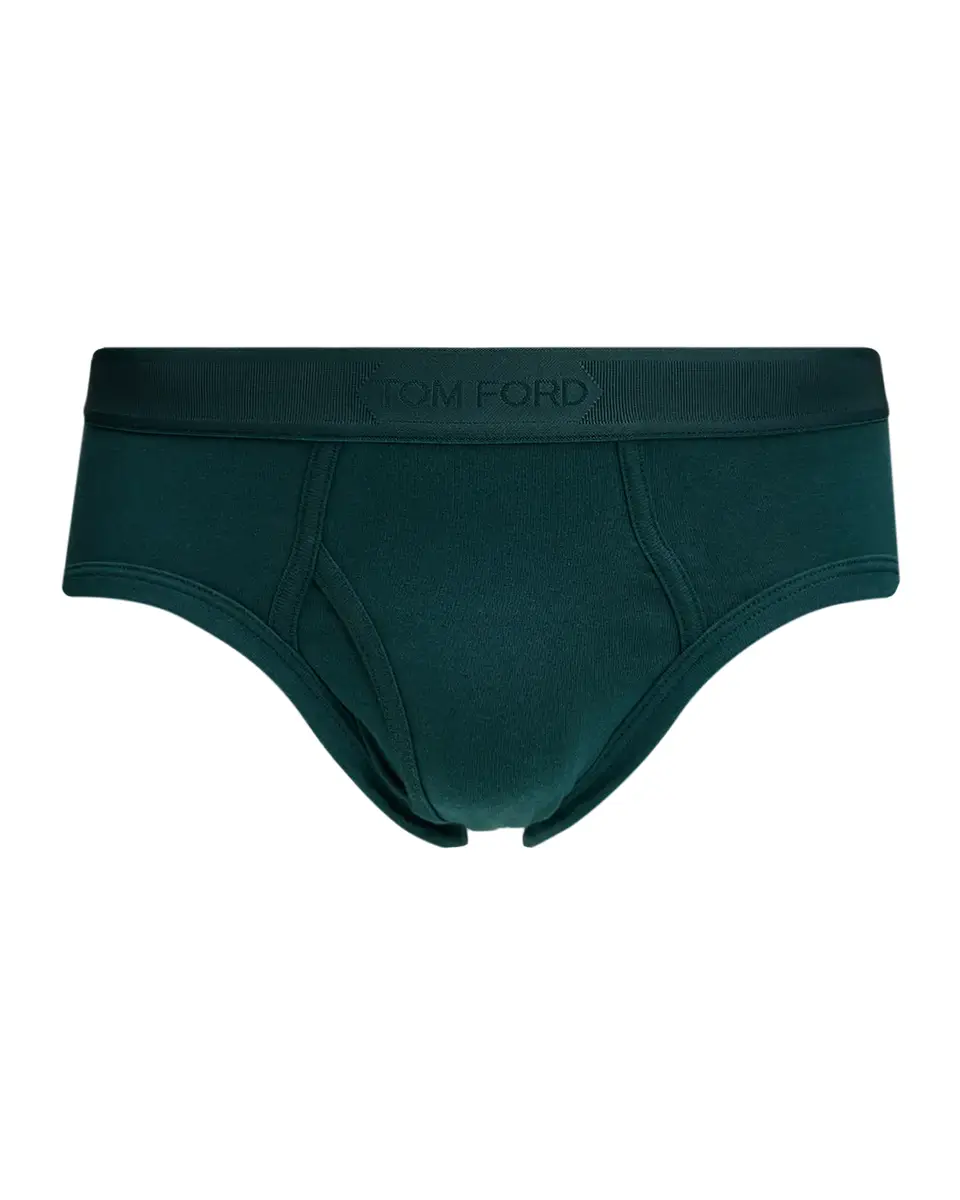 Tom Ford Men's Solid Cotton Jersey Briefs | Thumbnail 2 Tom Ford Men's Solid Cotton Jersey Briefs | Thumbnail 2