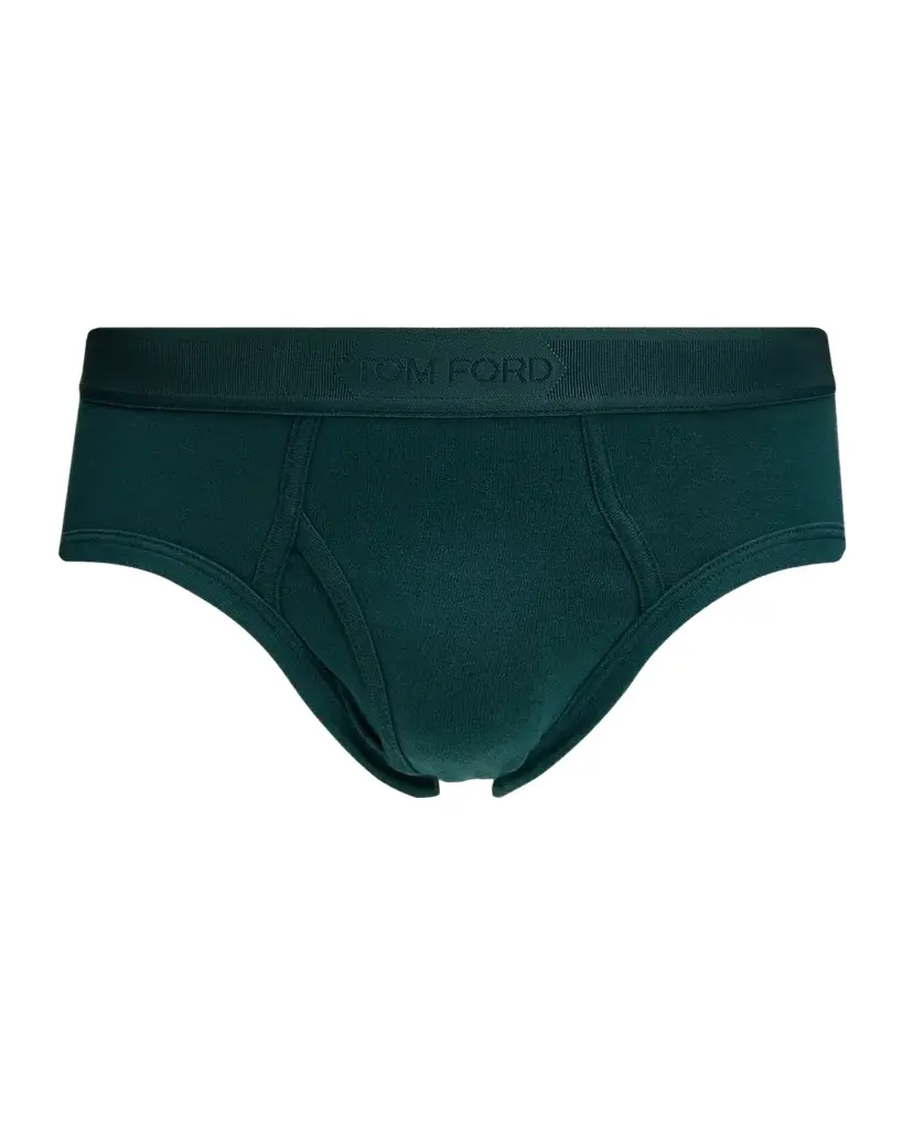 Tom Ford Men's Solid Cotton Jersey Briefs