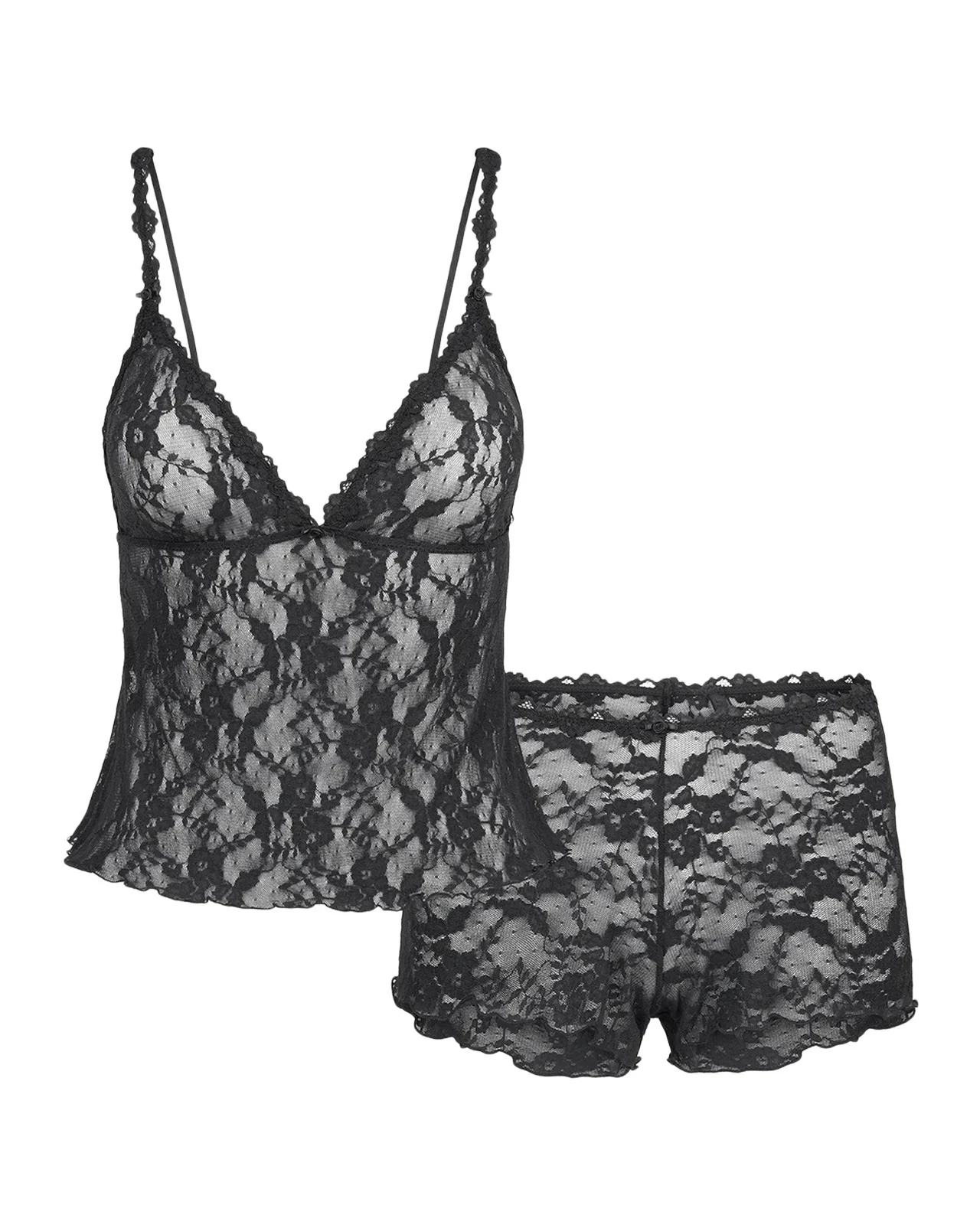 Skims Stretch Lace Cami and Short Set