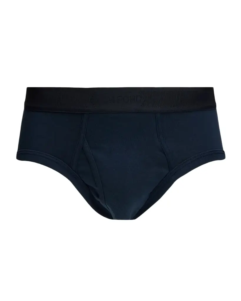 Tom Ford Men's Solid Cotton Jersey Briefs