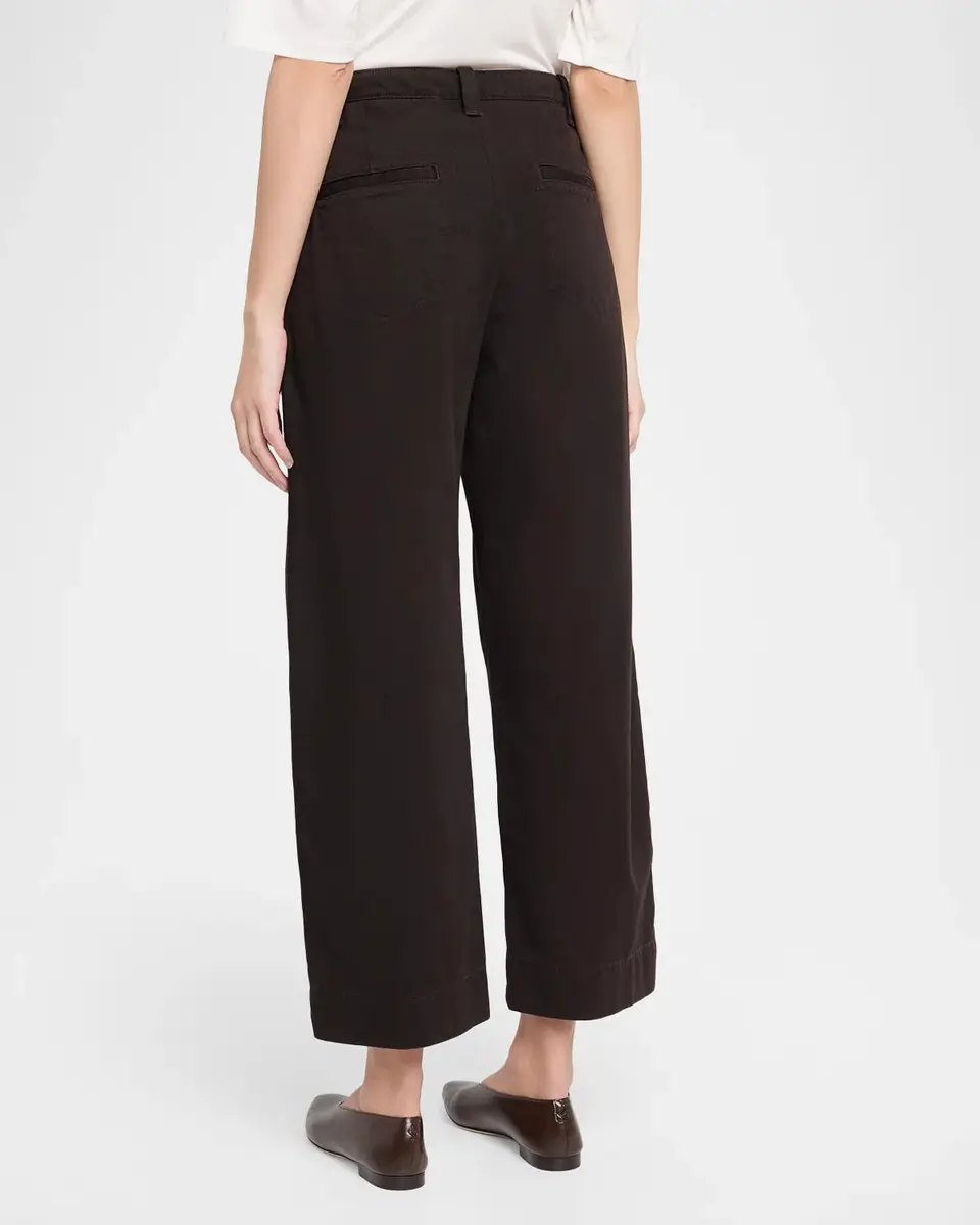 Vince Washed Cotton Twill Mid-Rise Utility Pants | Thumbnail 3 Vince Washed Cotton Twill Mid-Rise Utility Pants | Thumbnail 3