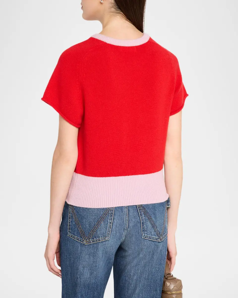 Sablyn Jones Colorblock Cashmere Sweater | Thumbnail 3