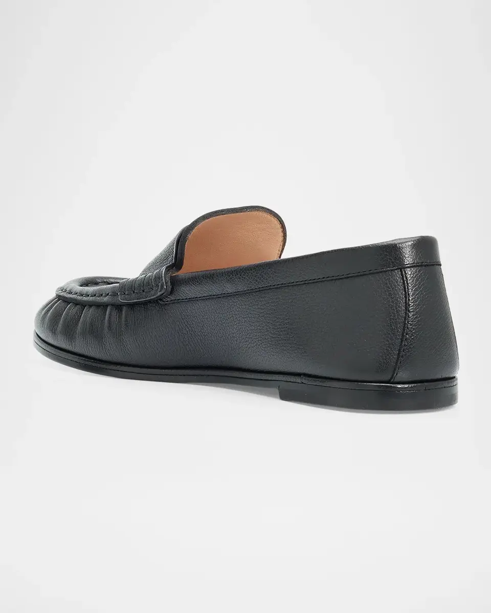 Stuart Weitzman Spencer Leather Penny Loafers | Thumbnail 4 Stuart Weitzman Spencer Leather Penny Loafers | Thumbnail 4