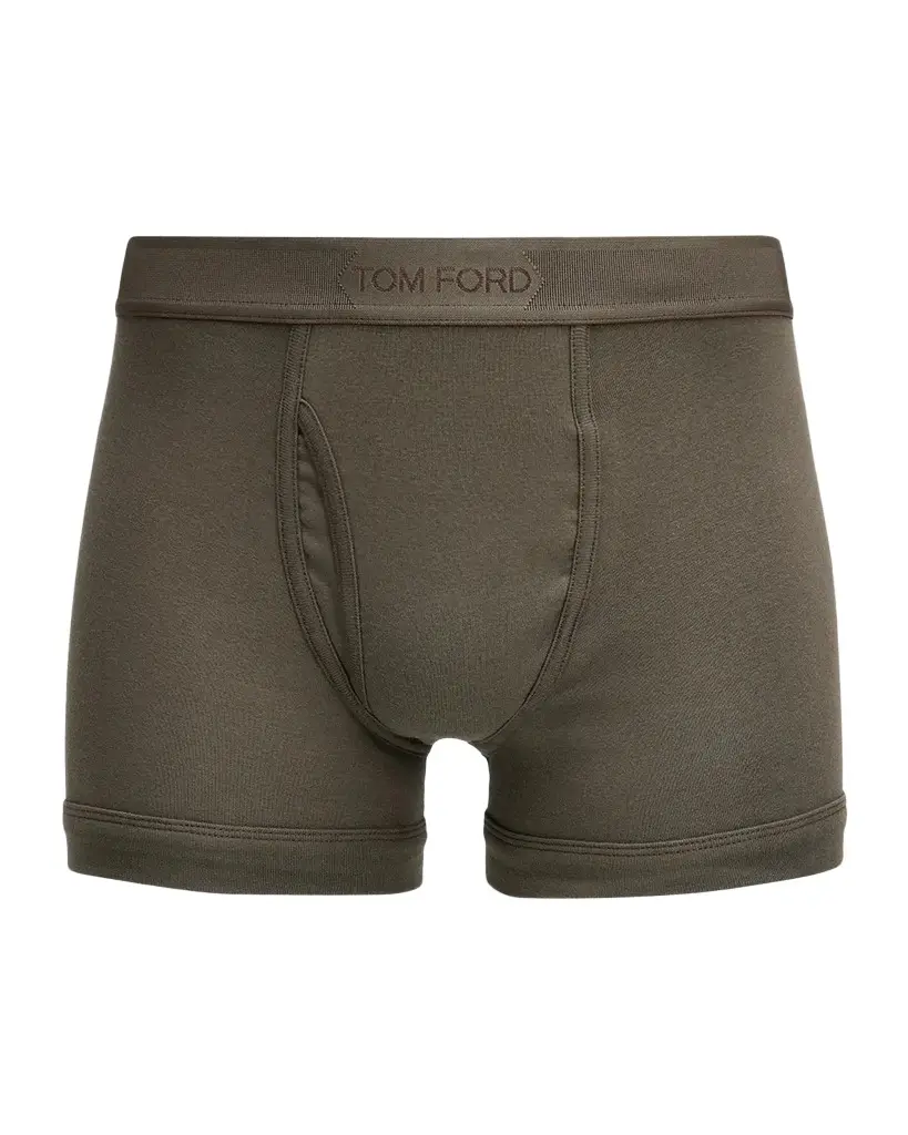 Tom Ford Men's Cotton Jersey Boxer Briefs