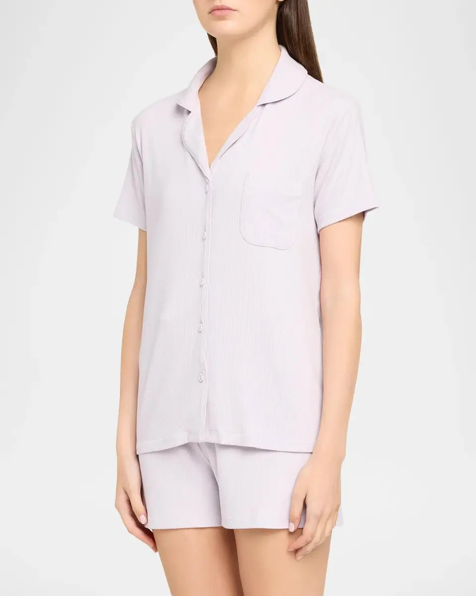 Skims Soft Lounge Modal Ribbed Pajama Set | Thumbnail 4 Skims Soft Lounge Modal Ribbed Pajama Set | Thumbnail 4