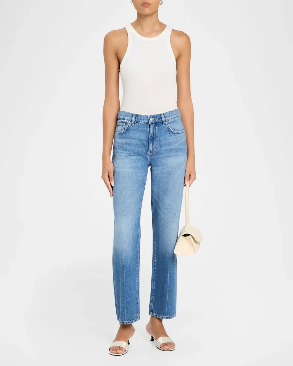 Le Jean 90 's Faded Wash Straight Jeans | Thumbnail 2 Le Jean 90 's Faded Wash Straight Jeans | Thumbnail 2