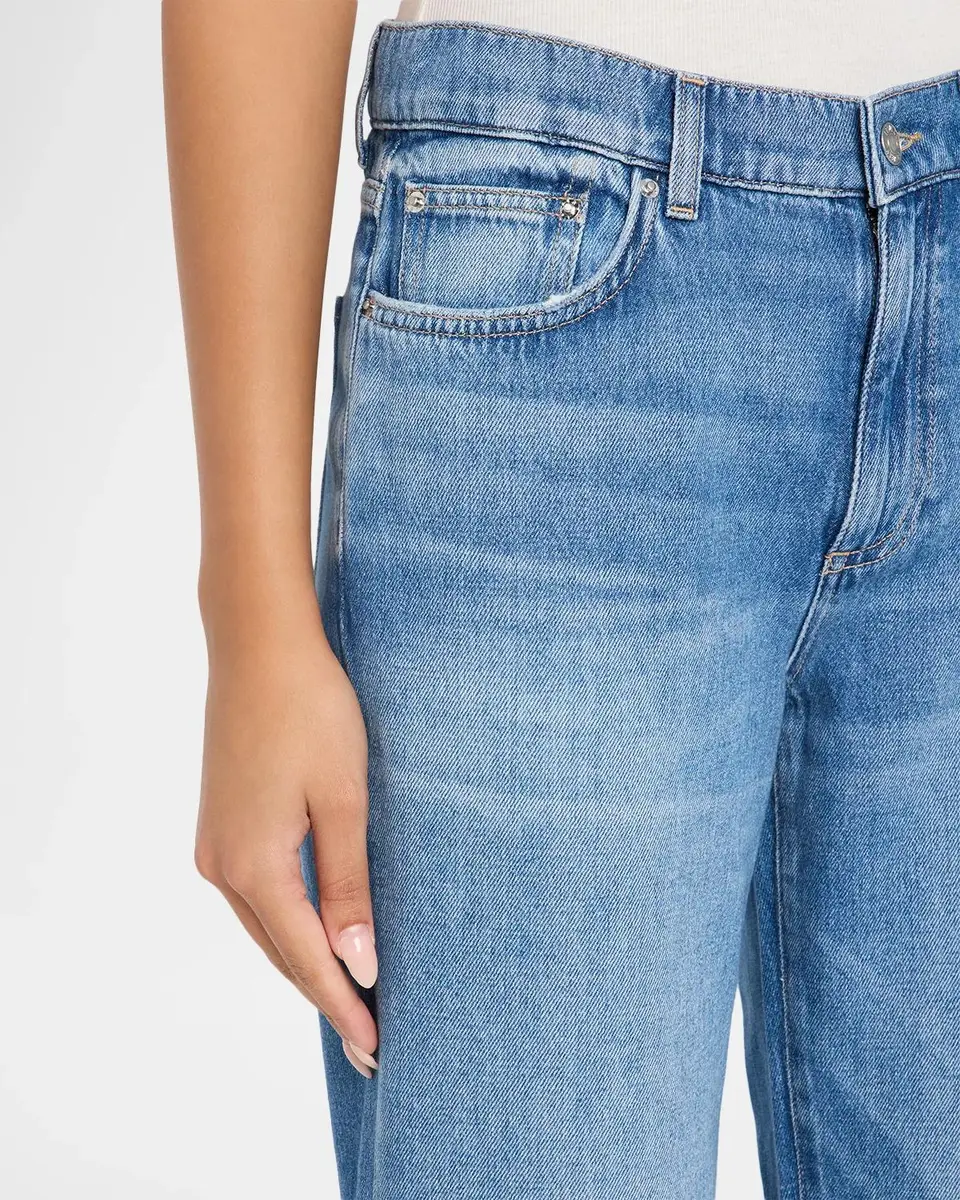 Le Jean 90 's Faded Wash Straight Jeans | Thumbnail 5 Le Jean 90 's Faded Wash Straight Jeans | Thumbnail 5