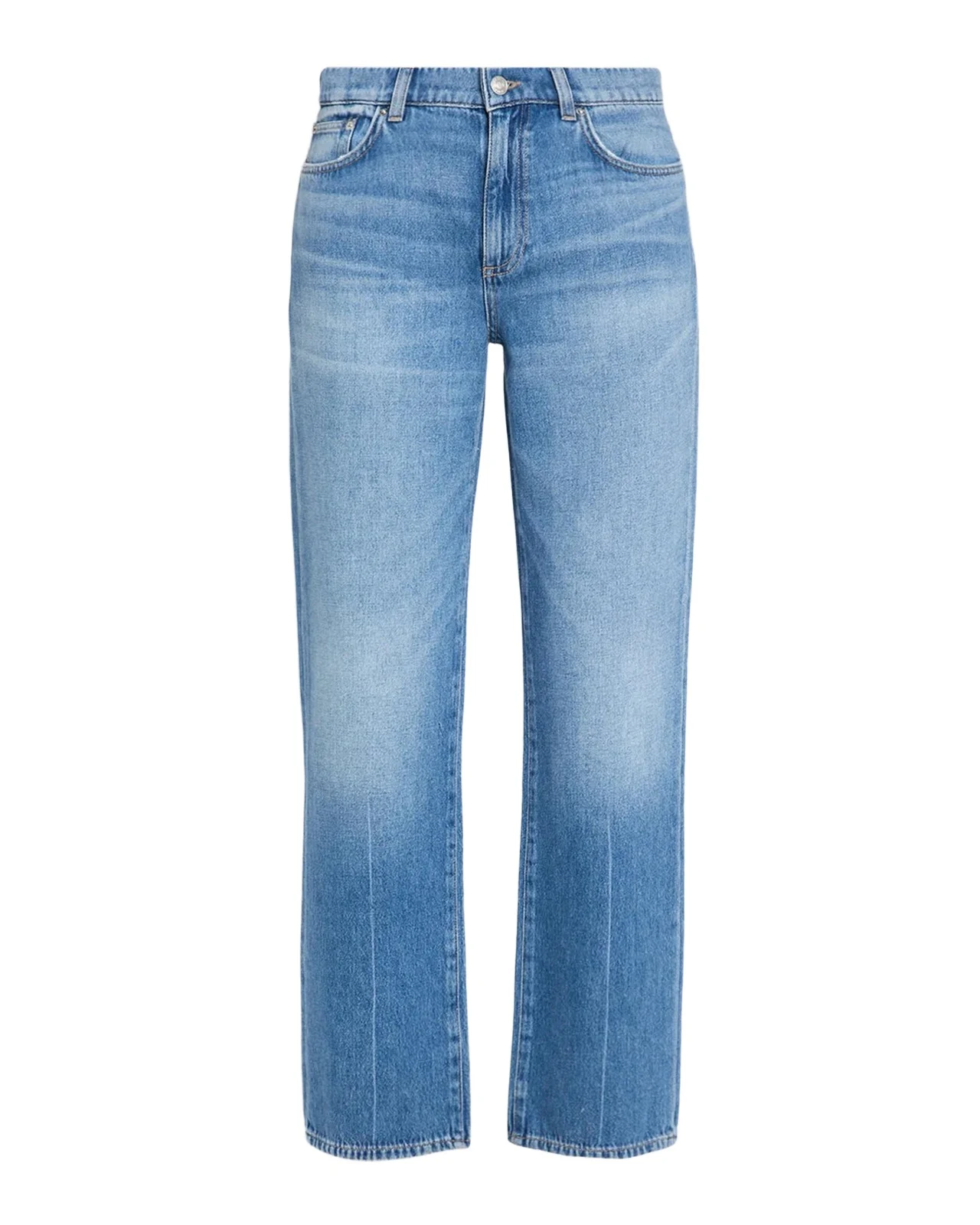 90 's Faded Wash Straight Jeans