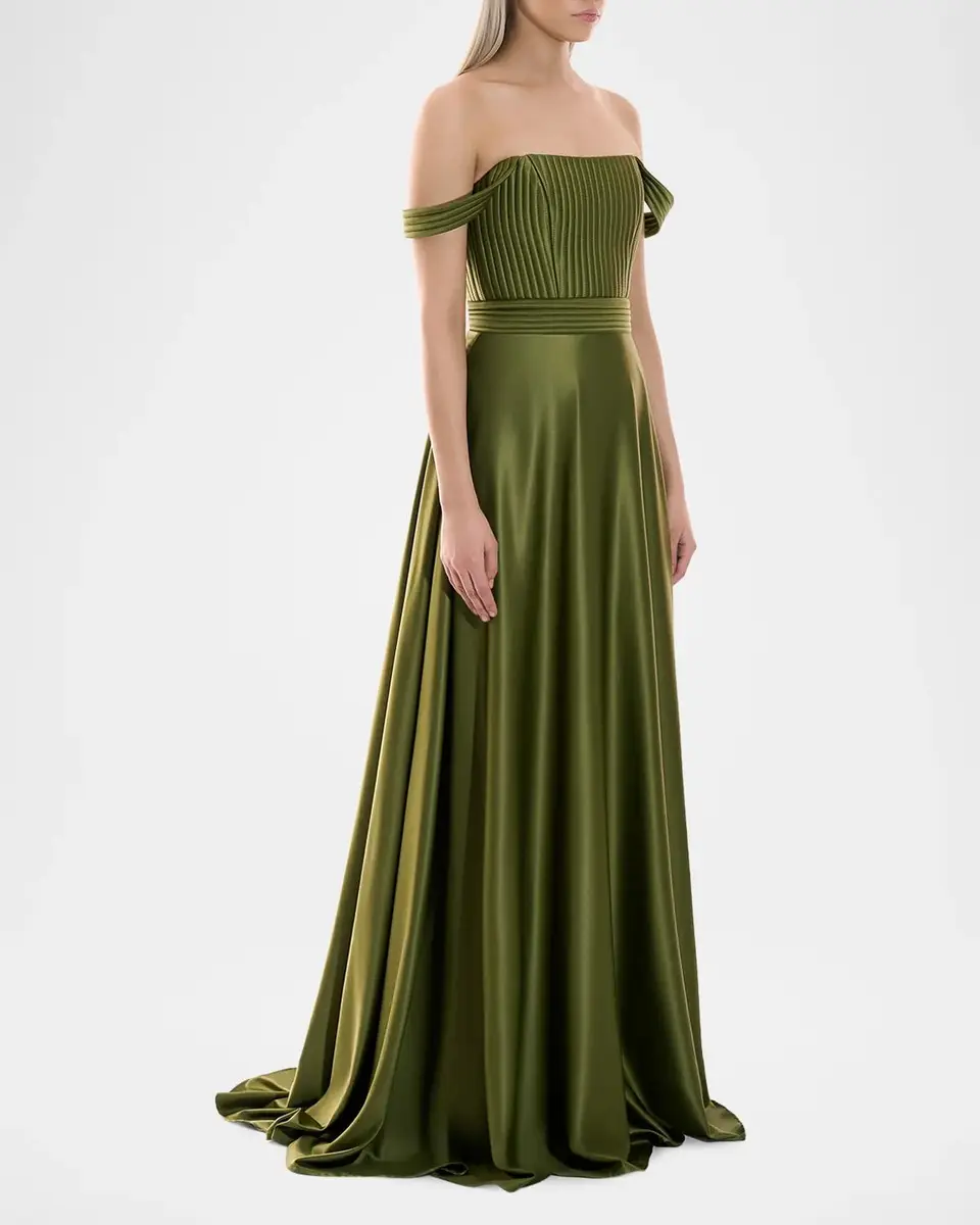 Zhivago In the Night Off-Shoulder Gown | Thumbnail 4