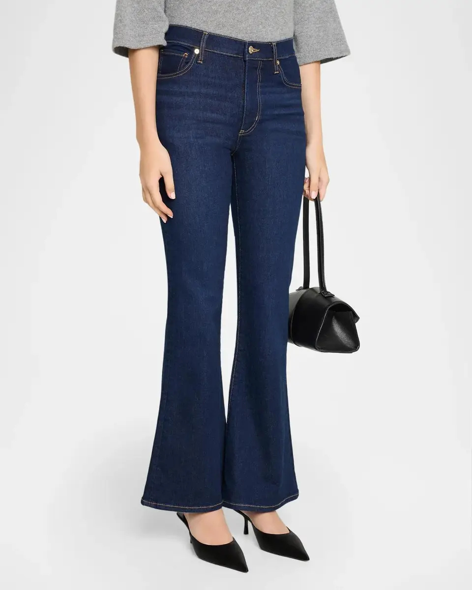 Frame Petite The Pixie Flare Jeans | Thumbnail 4 Frame Petite The Pixie Flare Jeans | Thumbnail 4
