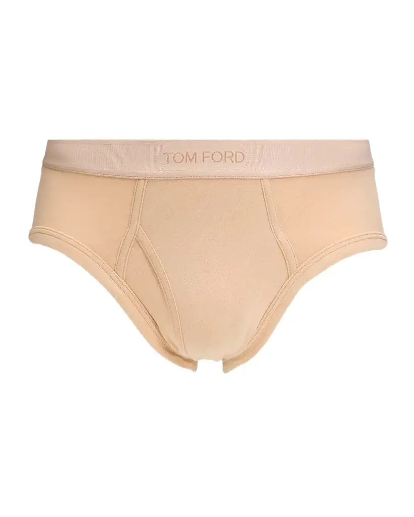 Tom Ford Men's Solid Cotton Jersey Briefs