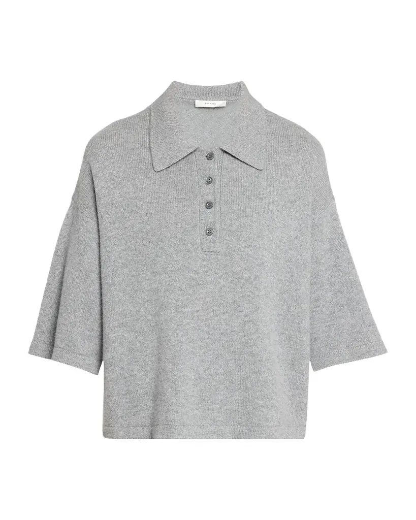 The Academy Cashmere Polo Shirt The Academy Cashmere Polo Shirt