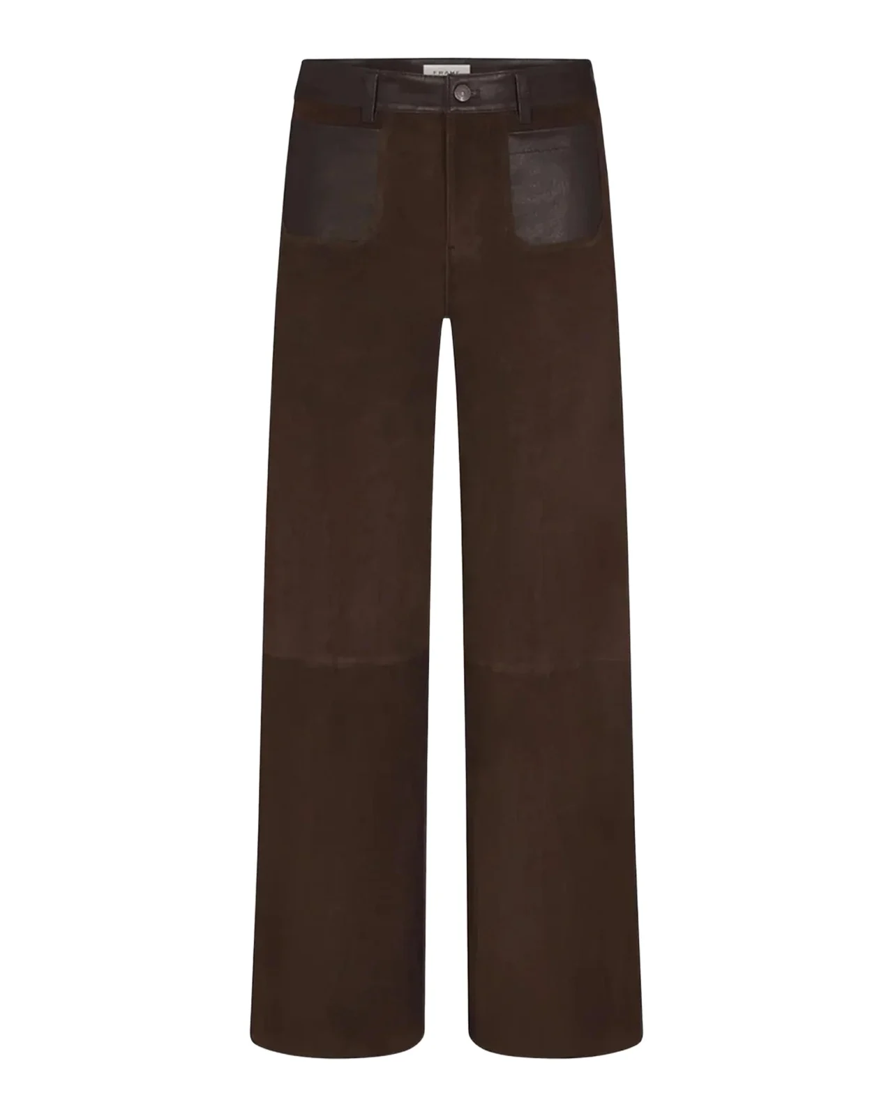 Suede Slim Wide-Leg Pants Suede Slim Wide-Leg Pants