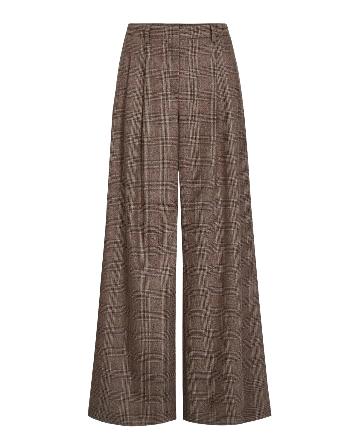 Avery Plaid Wool-Blend Pants Avery Plaid Wool-Blend Pants
