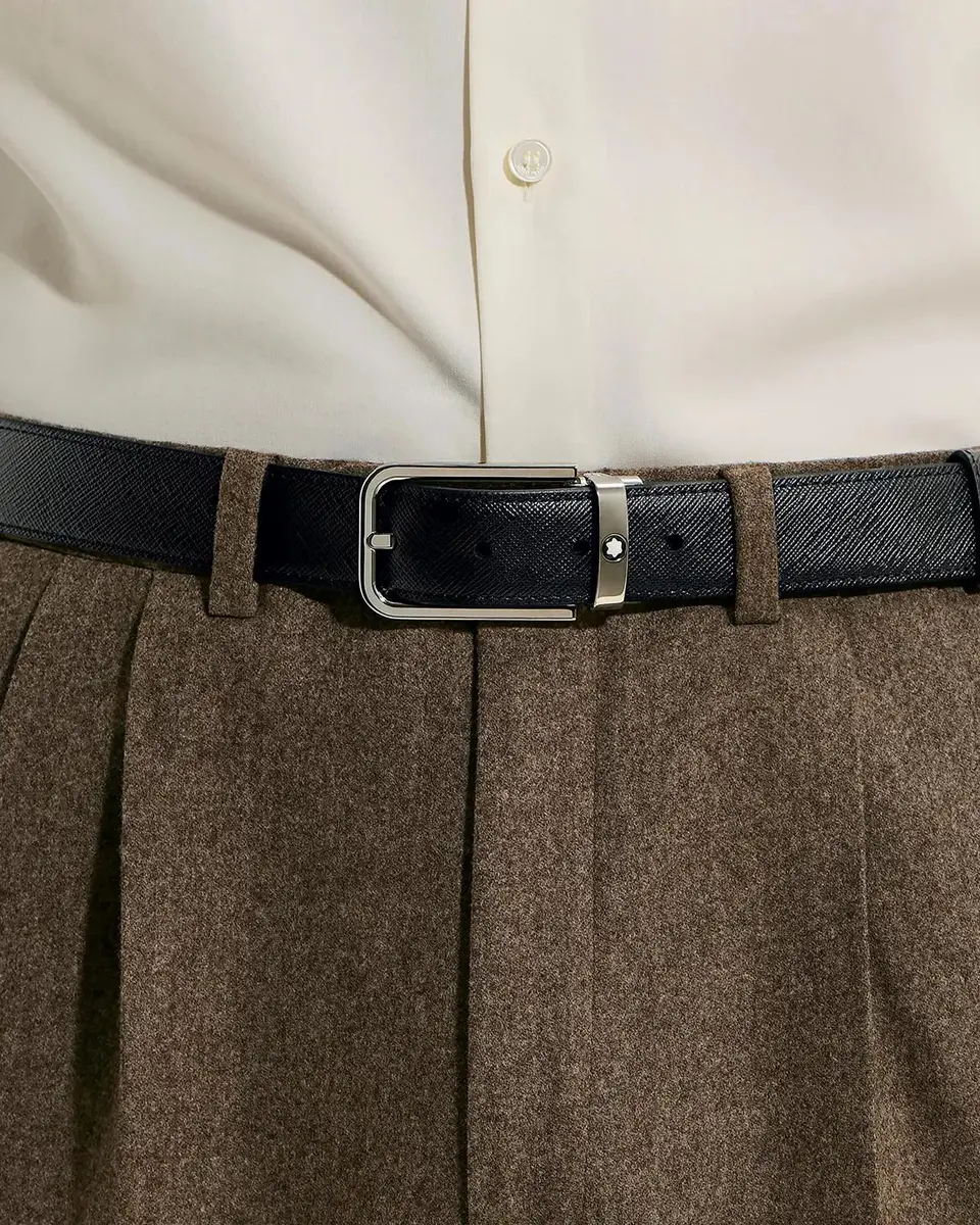 Montblanc Reversible Two-Tone Leather Belt | Thumbnail 2 Montblanc Reversible Two-Tone Leather Belt | Thumbnail 2