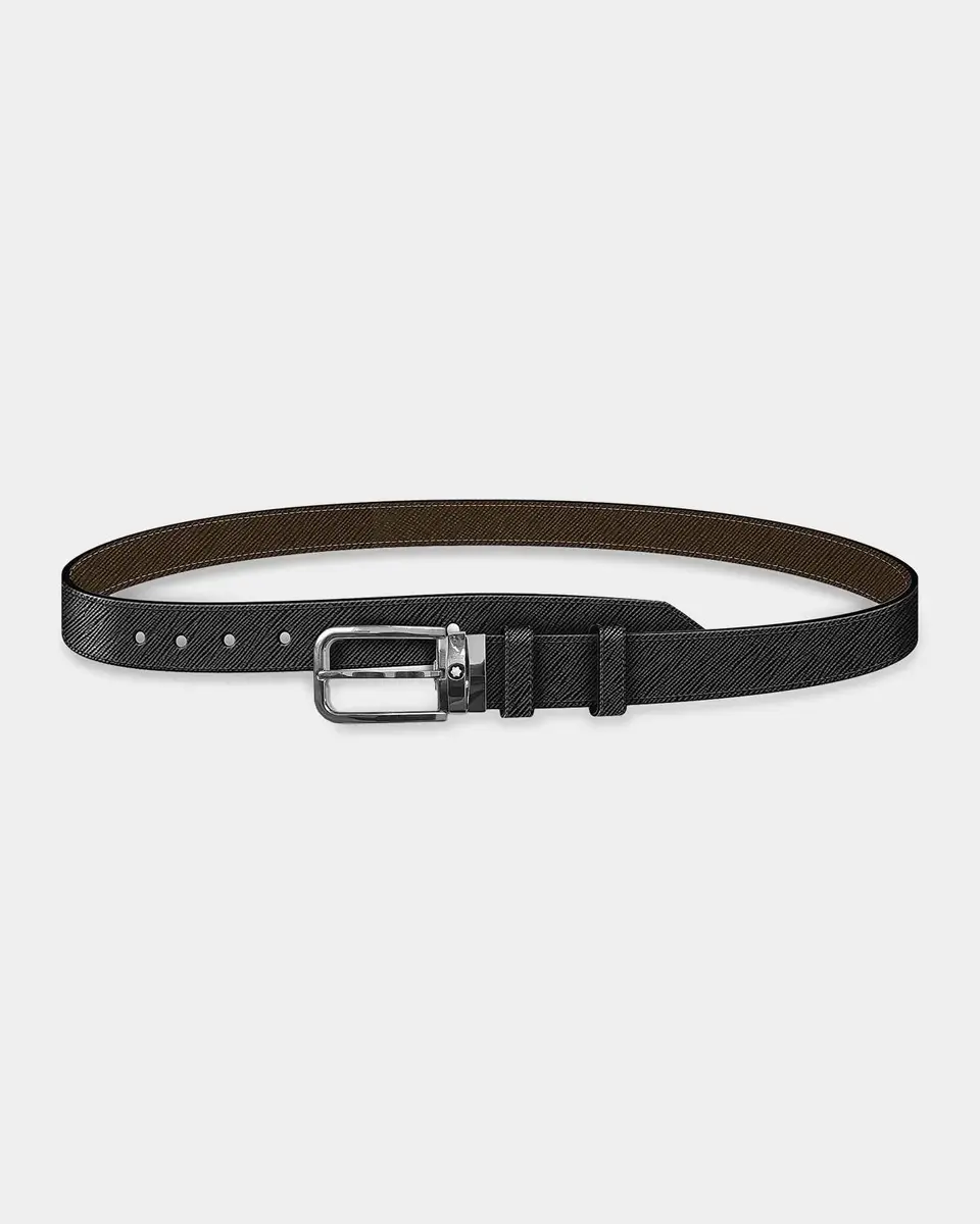 Montblanc Reversible Two-Tone Leather Belt | Thumbnail 3 Montblanc Reversible Two-Tone Leather Belt | Thumbnail 3