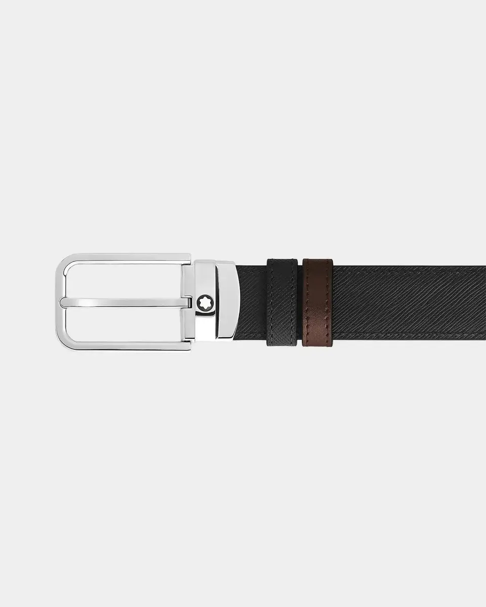 Montblanc Reversible Two-Tone Leather Belt | Thumbnail 5 Montblanc Reversible Two-Tone Leather Belt | Thumbnail 5