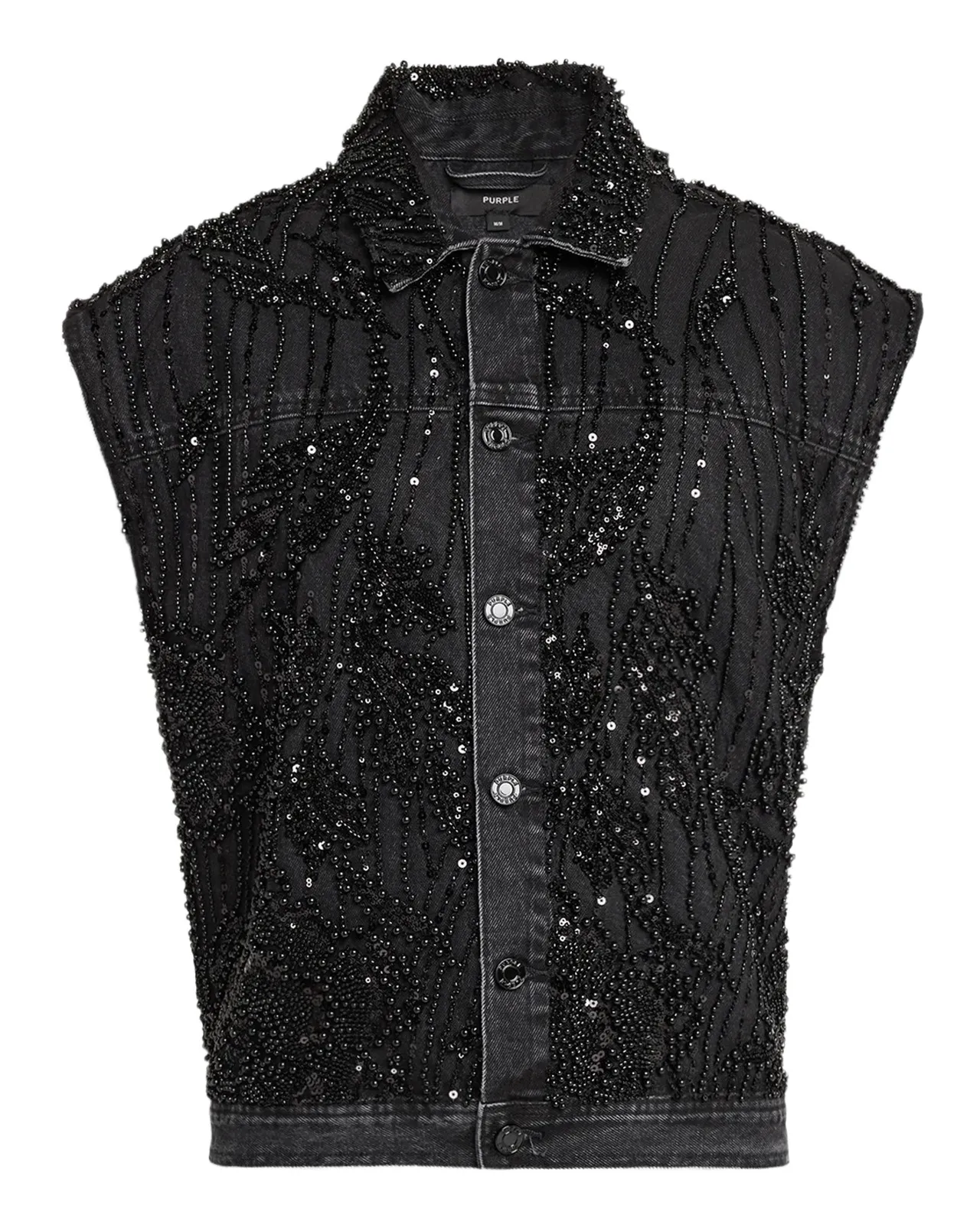 Men's Embellished Mesh Cotton Vest Men's Embellished Mesh Cotton Vest