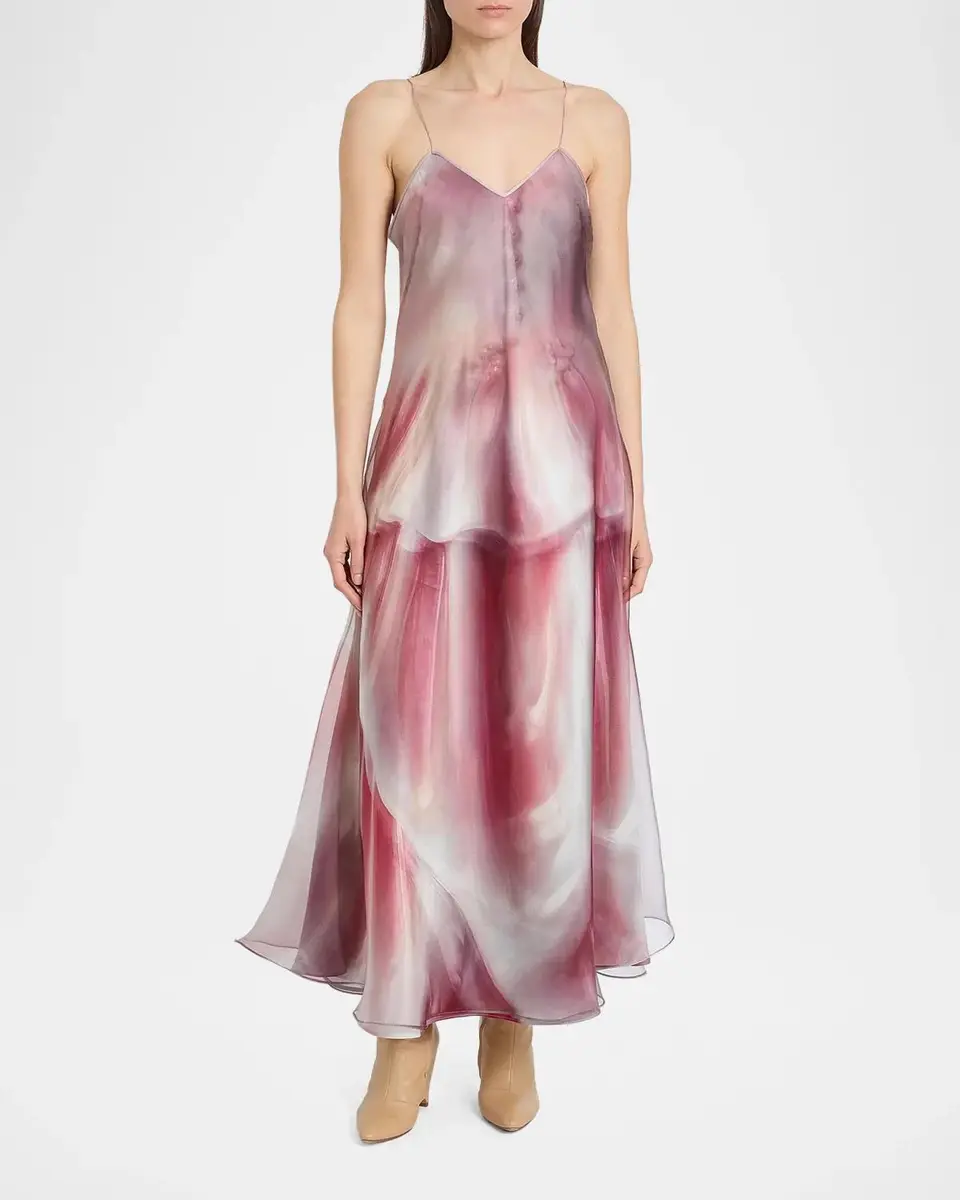 Maison Margiela Porcelain-Print A-Line Dress | Thumbnail 2 Maison Margiela Porcelain-Print A-Line Dress | Thumbnail 2