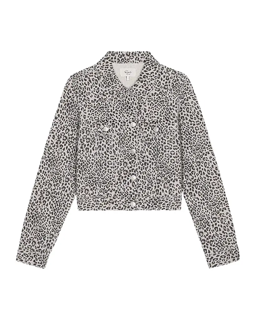 RAILS Brea Cheetah-Print Denim Jacket